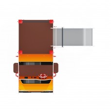 Игровой комплекс Машинка (оранжевый) тип 1 - ДИК 1.03.1.01-01 - Игровой комплекс H=750